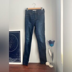 Hollister Women's Deep Indigo Skinny Jeans